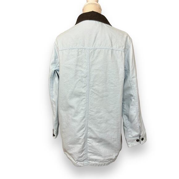 Land’s End Light Blue Canvas Barn Coat - Picture 3 of 9